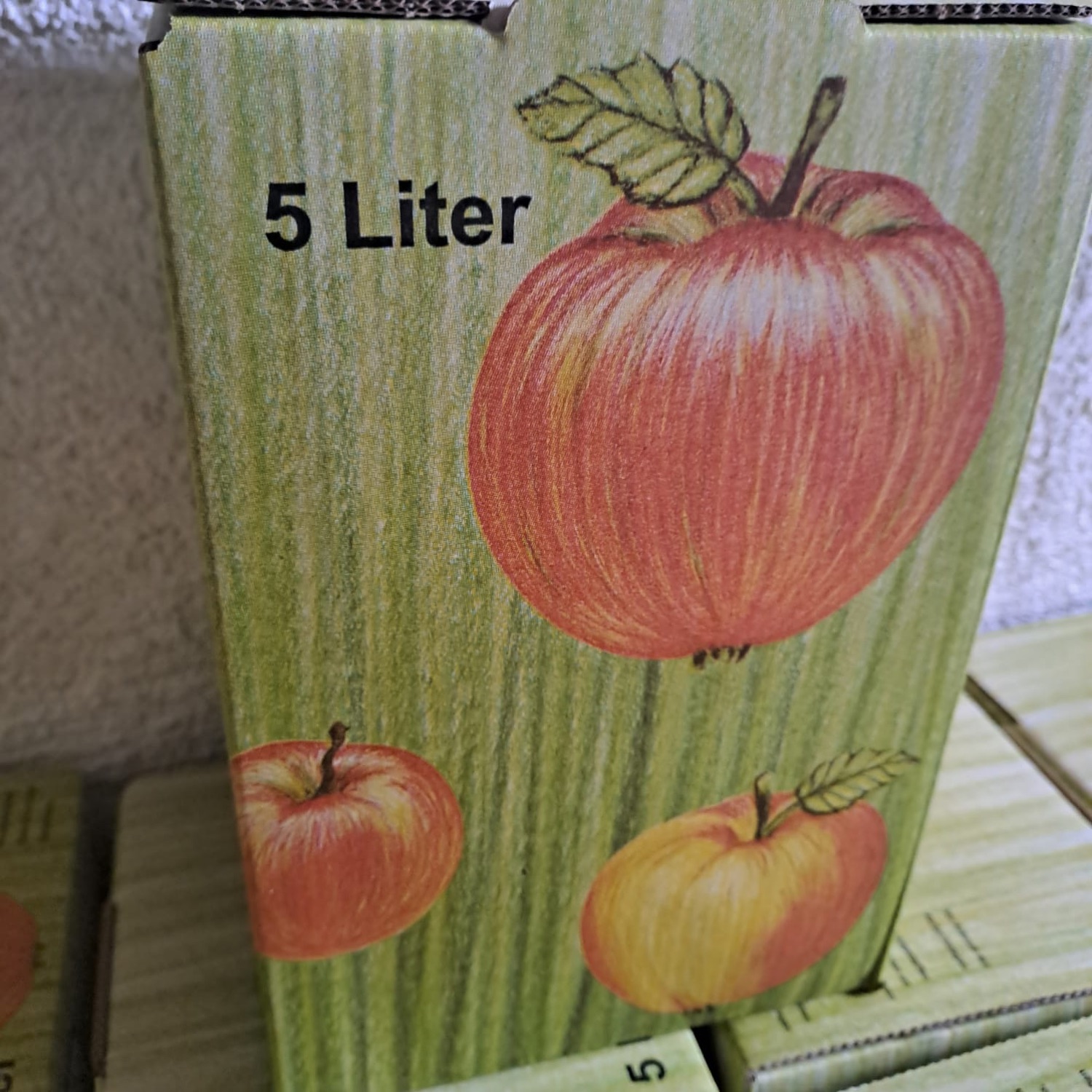 5-Liter-Karton Apfelsaft aus eigener Ernte